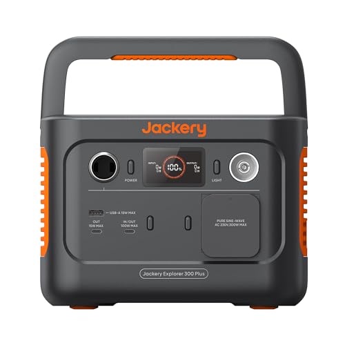 Jackery Explorer 300 Plus Tragbarer Powerstation, 256 Wh...