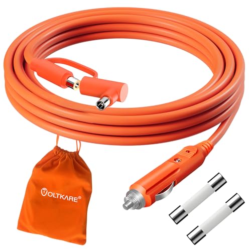 VOLTKARE Autoladestation-Kabel, 2,5 m, 14AWG, 15A, 12V/24V,...