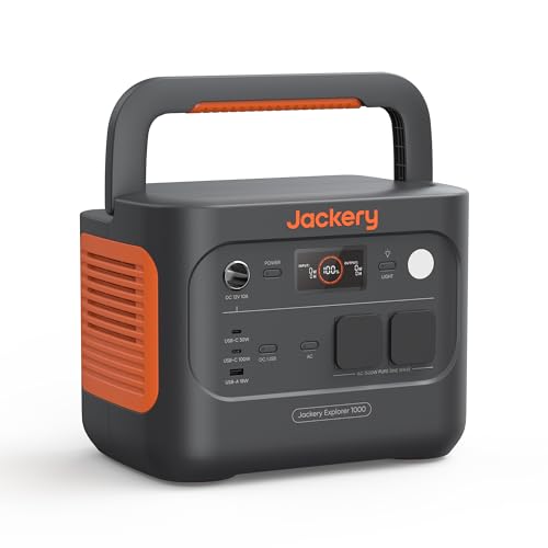 Jackery Explorer 1000 v2 Tragbare Powerstation,1070Wh LiFePO4...