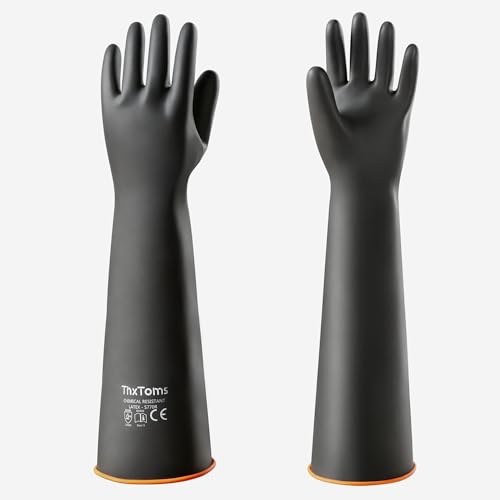 ThxToms Chemikalienbeständige Handschuhe, Chemikalienschutzhandschuh,...
