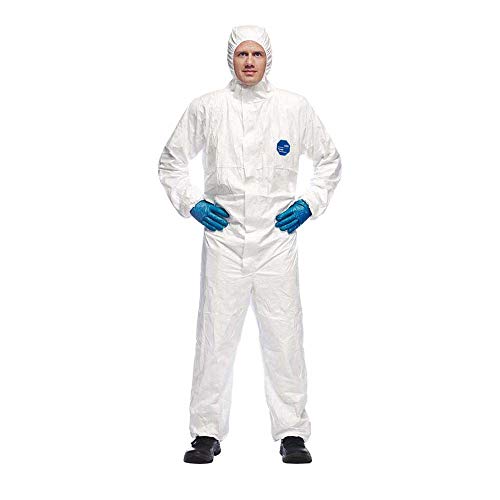 DuPont Tyvek 500 Xpert Chemikalienschutzkleidung mit Kapuze,...