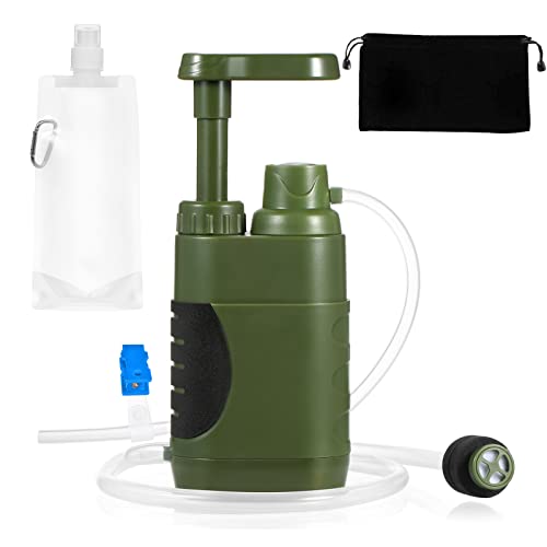 Lixada Wasserfilter Camping Wasserfilter Outdoor Survival Wasserfilter...