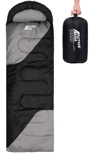 Active Era Premium Mumienschlafsack 250 GSM, Schlafsack Winter &...