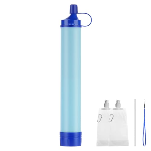 HOTUT Tragbares Wasserfilter Outdoor, 0,01 μm Wasserfilter aus...