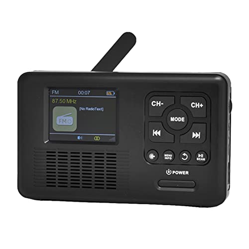 Reflexion TRA560DAB tragbares Kurbel-Radio, DAB-Radio mit Taschenlampe...