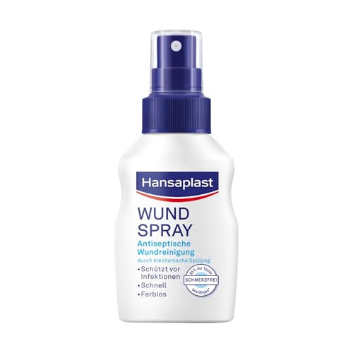 Hansaplast Wundspray (50 ml), zur antiseptischen Wundreinigung durch...