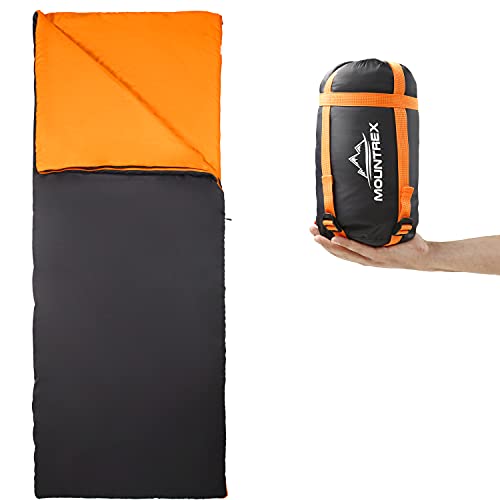 MOUNTREX Schlafsack - Kleines Packmaß & Ultraleicht (700g) Sommer...