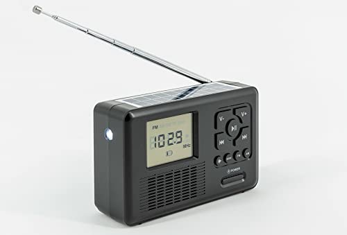 Reflexion TRA550 tragbares Kurbel-Radio mit Taschenlampe und...