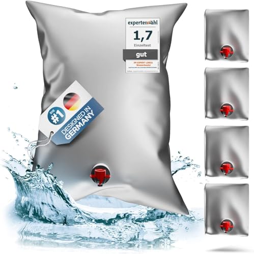 JM EXPERT LINE® Reißfestes Wasserbeutel-Set 30 Liter [5St.] I 20%...