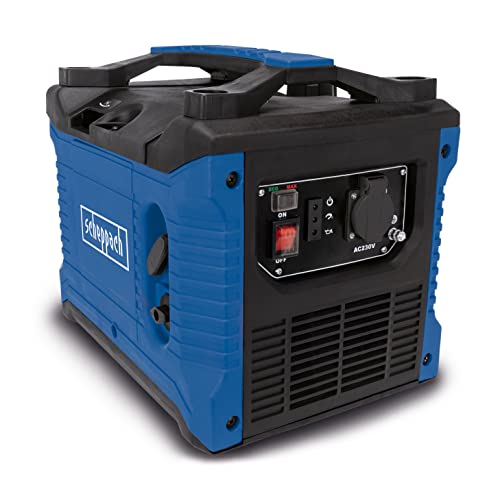 Scheppach Inverter Benzin Stromerzeuger SG1600i | 1020W Leistung | 1x...