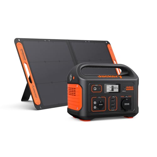 Jackery E500 Tragbare Powerstation, 518Wh Solargenerator mit SolarSaga...