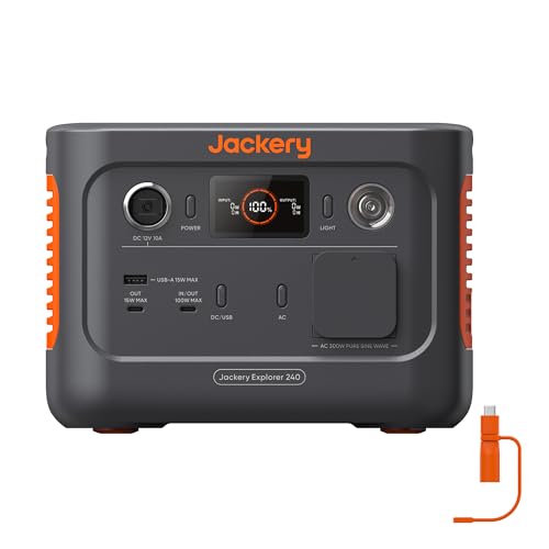 Explorer 240 v2 Tragbare Powerstation, mit Jackery DC8020 zu...