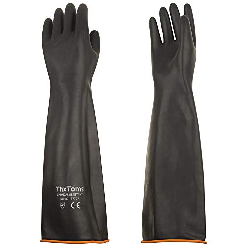 ThxToms Chemikalienbeständige Handschuhe, strapazierfähige...