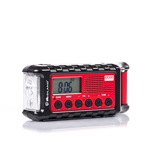Midland ER300 multifunktionales Emergency Kurbel-Radio, Powerbank,...