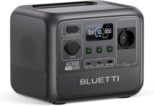 BLUETTI AC50B Tragbare elektrische Station, 448 Wh LiFePO4...