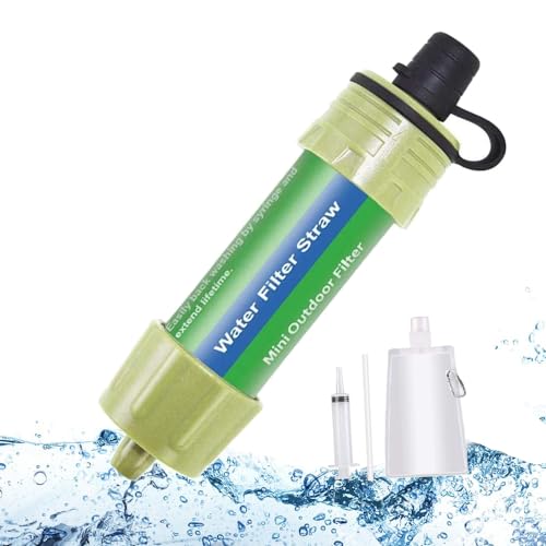 Lixada Wasserfilter, 5000L Mini Wasserfilter für Outdoor Camping,...