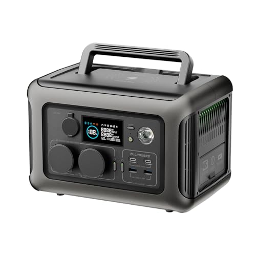 ALLPOWERS Tragbare Power Station R600 299Wh LiFePO4 Akku AC Ausgang...