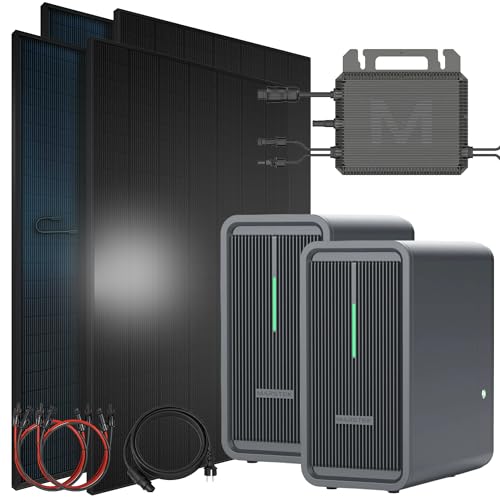 SUNNIVA® 1840W Balkonkraftwerk mit 4.48 kWh Speicher Marstek 2x...