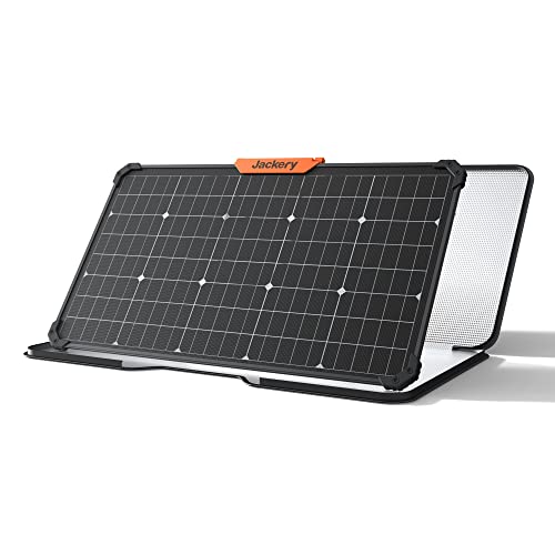 Jackery SolarSaga 80, doppelseitige Solarpanel, 80W Solarmodule, 25%...