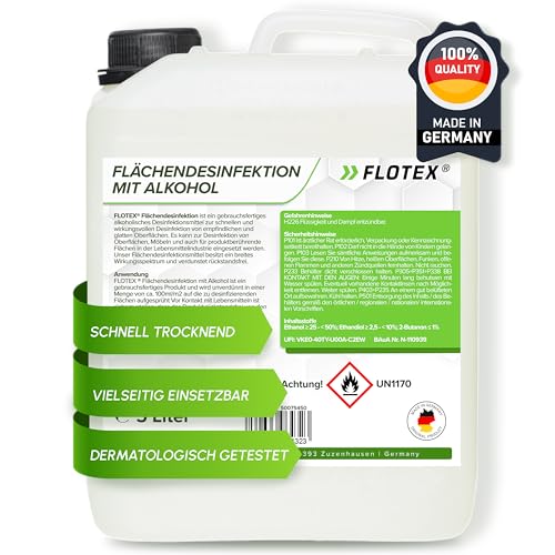 FLOTEX® alkoholisches Flächendesinfektionsmittel 5L - Hochwirksame...