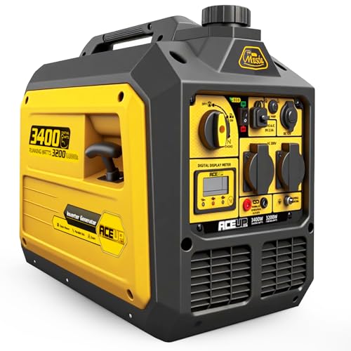 Aceup Energy 3400W InverterStromerzeuger, Benzin Stromgenerator...