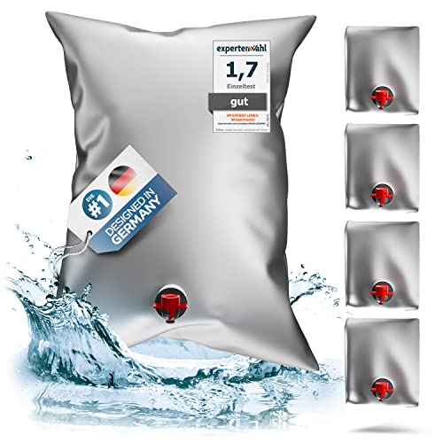 JM EXPERT LINE® Reißfestes Wasserbeutel-Set 30 Liter [5St.] I 20%...