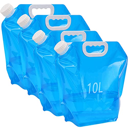 Kamiya 4 Stück 10L Faltbarer Wasserkanister mit Dichtem...