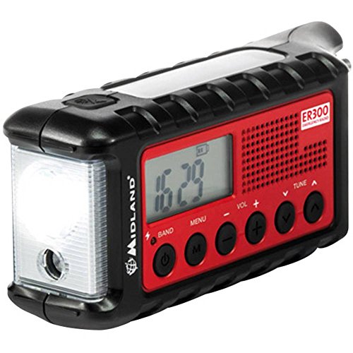 Midland ER300 multifunktionales Emergency Kurbel-Radio, Powerbank,...