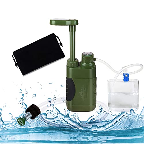 Outdoor Wasserfilter 5000L Survival Wasserfilter Trinkwasser...