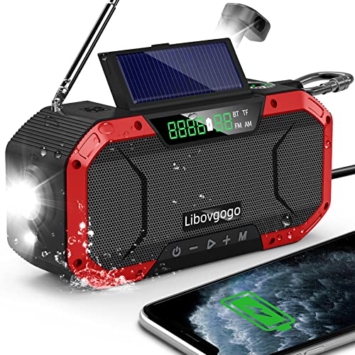 Libovgogo DF-580 Notfall-Radio Spritzwassergeschützt...